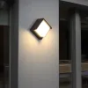 LED square outdoor waterproof courtyard wall lamps, villa garden entrance, Nordic living room, corridor and passage wall lamps details Picture